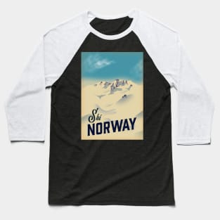 Ski Norway Baseball T-Shirt